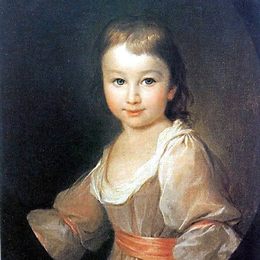 德米特里莱维茨基(Dmitry Levitzky)高清作品:Portrait of Praskovia Vorontsova