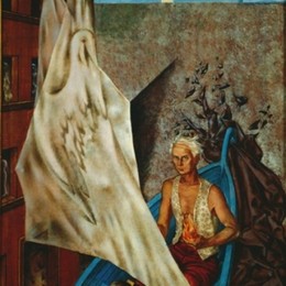 《蓝色船上的马克斯》多萝西娅·坦宁(Dorothea Tanning)高清作品欣赏