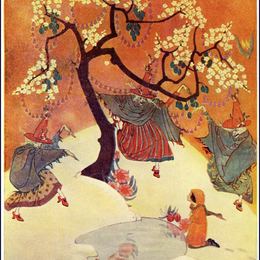 多萝西-拉斯罗普(Dorothy Lathrop)高清作品:Illustration for Down-Adown-Derry