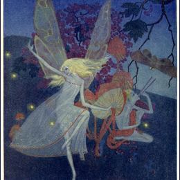 多萝西-拉斯罗普(Dorothy Lathrop)高清作品:Illustration for Down-Adown-Derry