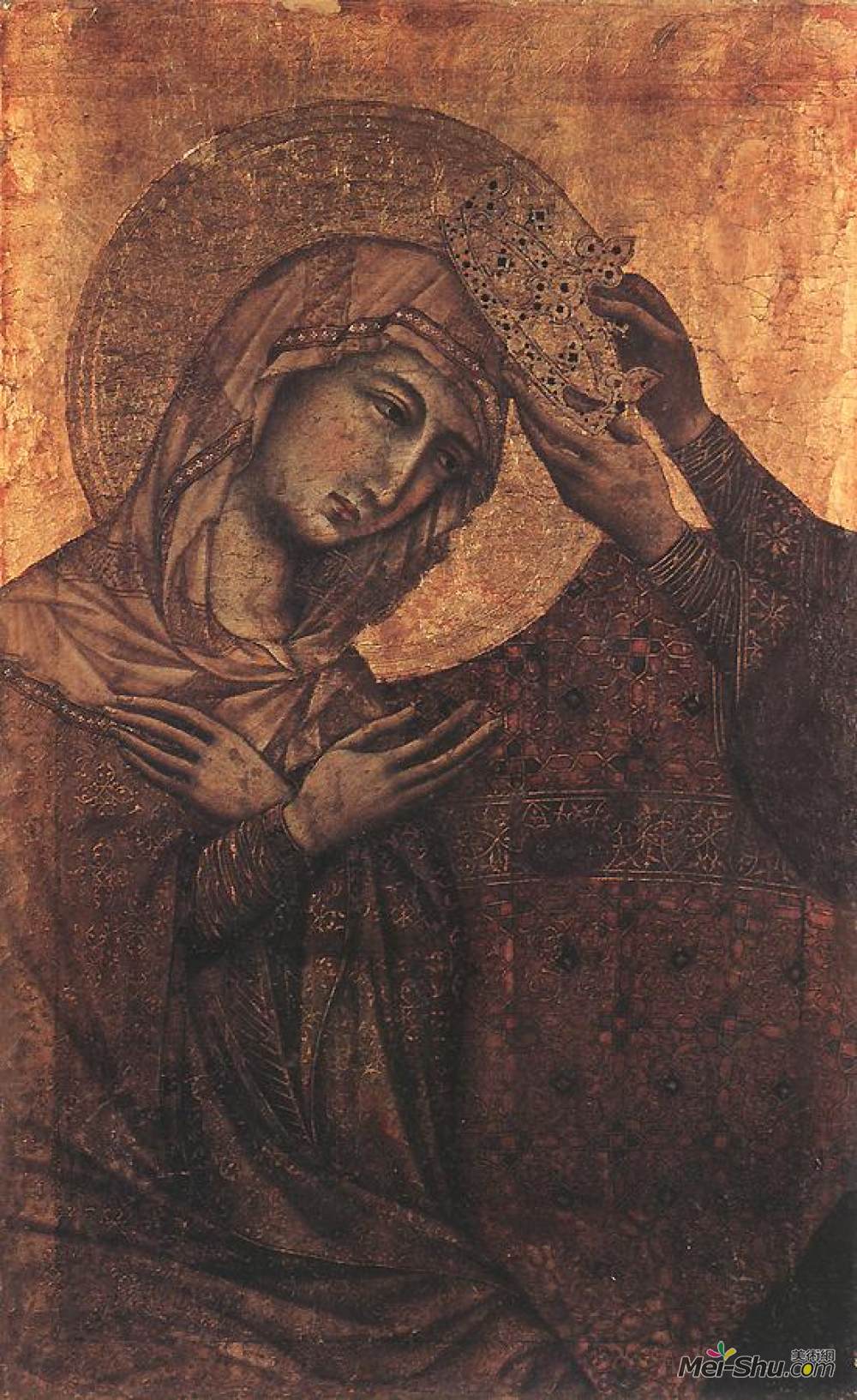 圣母冠冕图图片