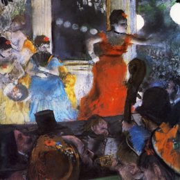 《咖啡馆音乐会》埃德加·德加(Edgar Degas)高清作品欣赏