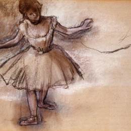 《舞者》埃德加·德加(Edgar Degas)高清作品欣赏