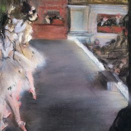 《老歌剧院的舞者》埃德加·德加(Edgar Degas)高清作品欣赏