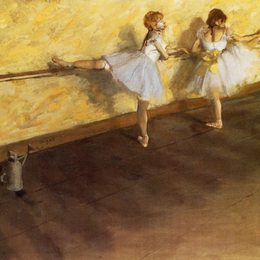 《巴雷舞者》埃德加·德加(Edgar Degas)高清作品欣赏