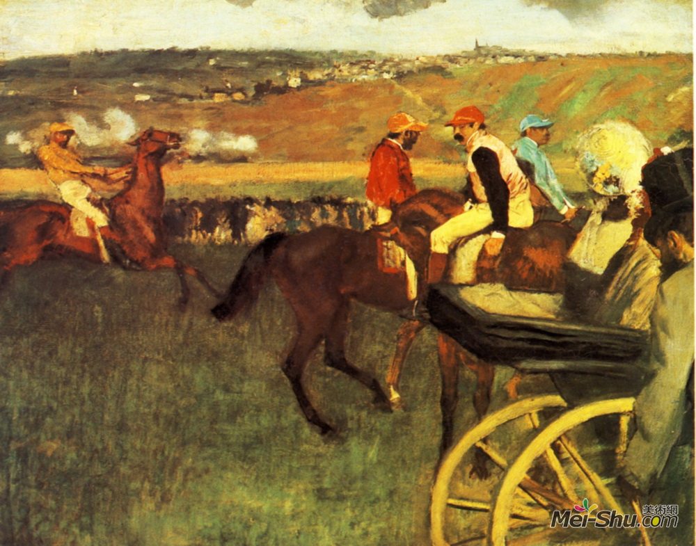 赛马场业余骑师埃德加德加edgardegas高清作品欣赏