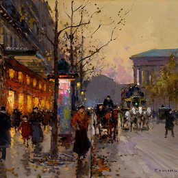《马德莱娜大道》爱德华·科尔特斯(Edouard Cortes)高清作品欣赏