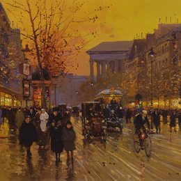 《马德莱娜大道》爱德华·科尔特斯(Edouard Cortes)高清作品欣赏