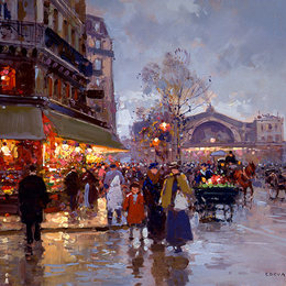 《中央市场》爱德华·科尔特斯(Edouard Cortes)高清作品欣赏