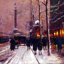《巴士底广场》爱德华·科尔特斯(Edouard Cortes)高清作品欣赏