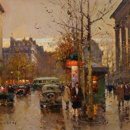 《广场。》爱德华·科尔特斯(Edouard Cortes)高清作品欣赏