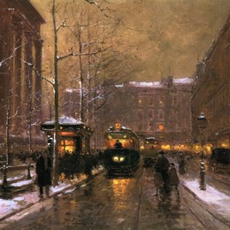 《广场。》爱德华·科尔特斯(Edouard Cortes)高清作品欣赏