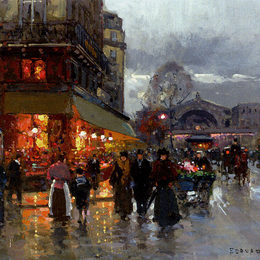 《车站车站》爱德华·科尔特斯(Edouard Cortes)高清作品欣赏
