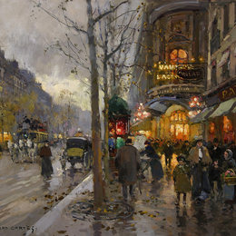 《杂耍剧场》爱德华·科尔特斯(Edouard Cortes)高清作品欣赏