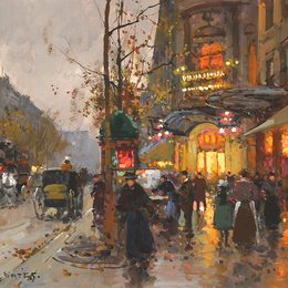《杂耍剧场》爱德华·科尔特斯(Edouard Cortes)高清作品欣赏