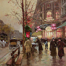 《杂耍剧场》爱德华·科尔特斯(Edouard Cortes)高清作品欣赏