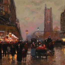 《圣贾可塔》爱德华·科尔特斯(Edouard Cortes)高清作品欣赏