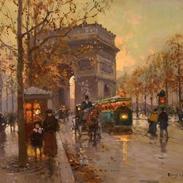 《凯旋门》爱德华·科尔特斯(Edouard Cortes)高清作品欣赏