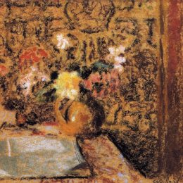 《静物与鲜花》爱德华·维亚尔(Edouard Vuillard)高清作品欣赏