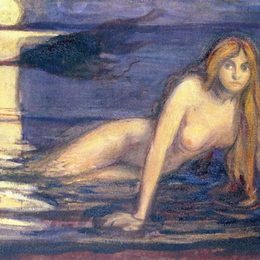 《来自海上的女士》爱德华·蒙克(Edvard Munch)高清作品欣赏