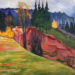 《来自Thuringewald》爱德华·蒙克(Edvard Munch)高清作品欣赏