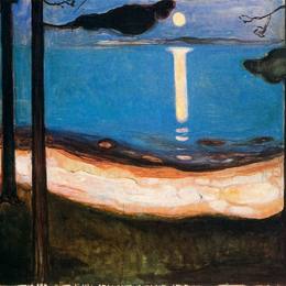 《月光》爱德华·蒙克(Edvard Munch)高清作品欣赏