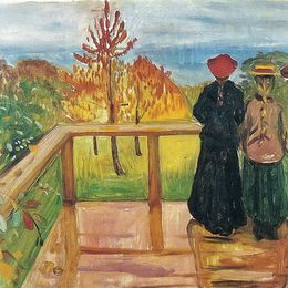 《雨》爱德华·蒙克(Edvard Munch)高清作品欣赏