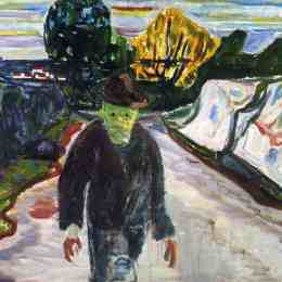 《杀人犯》爱德华·蒙克(Edvard Munch)高清作品欣赏