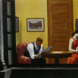 《纽约的房间》爱德华·霍普(Edward Hopper)高清作品欣赏