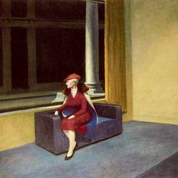 《酒店橱窗》爱德华·霍普(Edward Hopper)高清作品欣赏