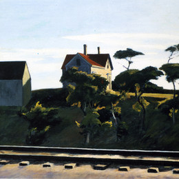 《纽约、纽黑文和哈特福德》爱德华·霍普(Edward Hopper)高清作品欣赏