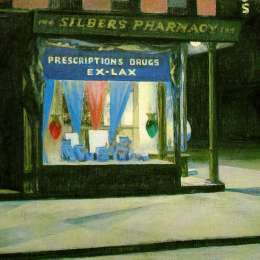 《药店》爱德华·霍普(Edward Hopper)高清作品欣赏