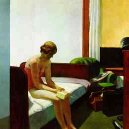 《酒店客房》爱德华·霍普(Edward Hopper)高清作品欣赏