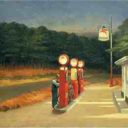 《气体》爱德华·霍普(Edward Hopper)高清作品欣赏