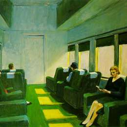 《椅车》爱德华·霍普(Edward Hopper)高清作品欣赏