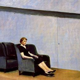 《间歇期（也称为中间期）》爱德华·霍普(Edward Hopper)高清作品欣赏