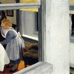 《公寓住宅》爱德华·霍普(Edward Hopper)高清作品欣赏