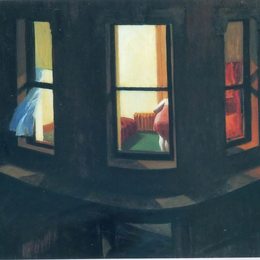 《夜窗》爱德华·霍普(Edward Hopper)高清作品欣赏