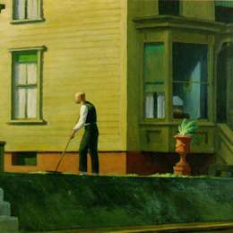 《宾夕法尼亚煤城》爱德华·霍普(Edward Hopper)高清作品欣赏