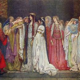 《CH和amp?teau女佣》埃德温·奥斯汀·艾比(Edwin Austin Abbey)高清作品欣赏
