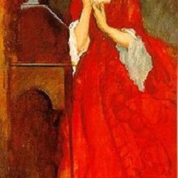 《安妮夫人》埃德温·奥斯汀·艾比(Edwin Austin Abbey)高清作品欣赏