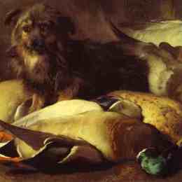 埃德温·兰西尔(Edwin Henry Landseer)高清作品:Decoymans Dog and Duck