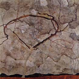 《秋树运动》埃贡·席勒(Egon Schiele)高清作品欣赏