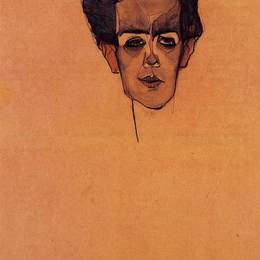 《自画像》埃贡·席勒(Egon Schiele)高清作品欣赏