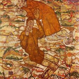 《悬浮》埃贡·席勒(Egon Schiele)高清作品欣赏