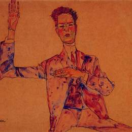 《威利德尔》埃贡·席勒(Egon Schiele)高清作品欣赏