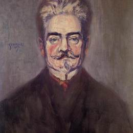 埃贡·席勒(Egon Schiele)高清作品:Portrait of Leopold Czihaczek