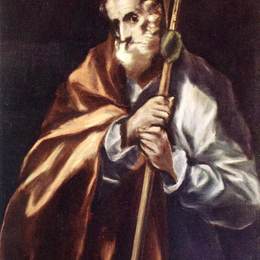 埃尔·格列柯(El Greco)高清作品:Apostle St. Thaddeus (Jude)