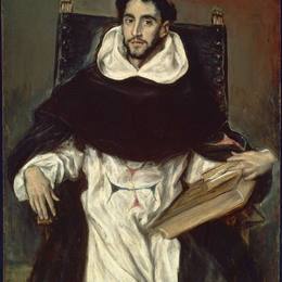 埃尔·格列柯(El Greco)高清作品:Portrait of Fray Hortensio Felix Paravicino