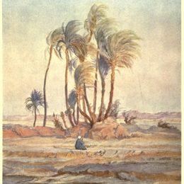 伊丽莎白·汤普森(Elizabeth Thompson)高清作品:The Hour of Prayer, A Souvenir of Wady Halfa